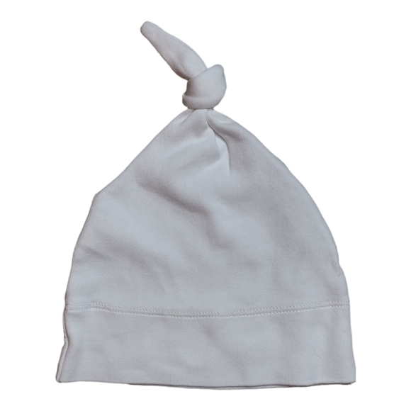 August River Organic Short Sleeve Kimono 6-9M & Colored Organics White Hat XS/S - Picture 6 of 8